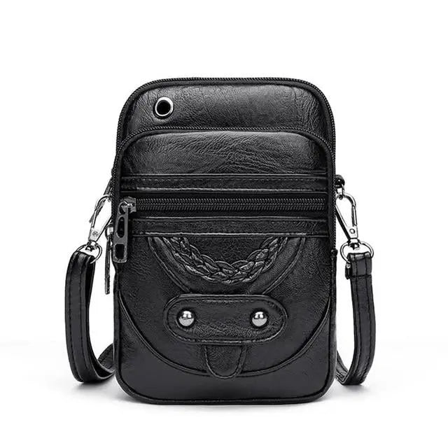 Klassisk™  | Crossbody-veske i Vegan-Lær